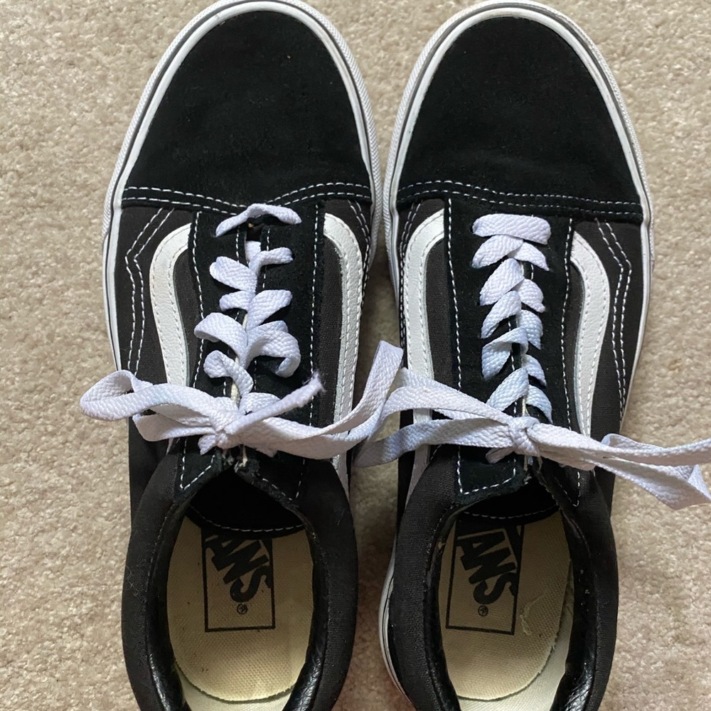 Vans Black and White Women's Sneakers